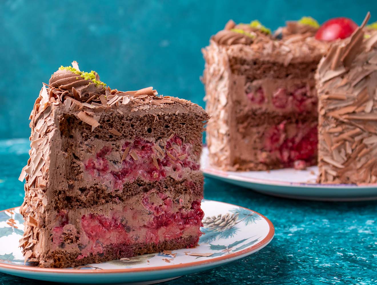 Frambuazlı Çikolatalı Pasta